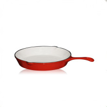 As on TV Enamel Cast Iron Skillet Frying Pan